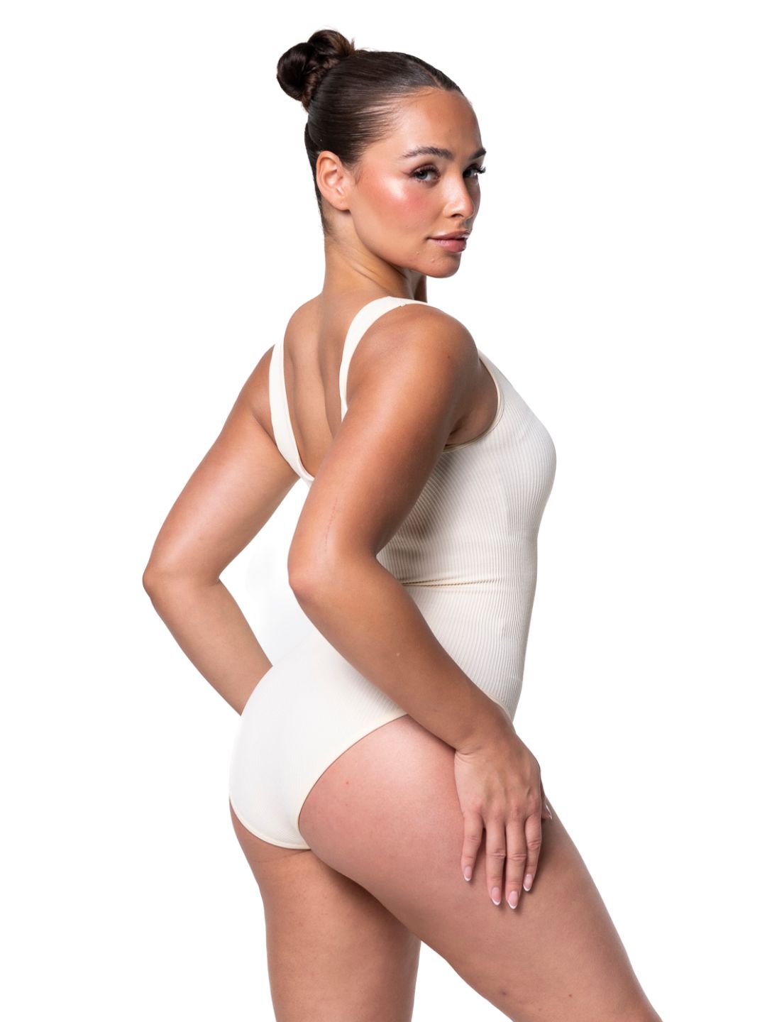 Body modelujące | prążkowana tkanina