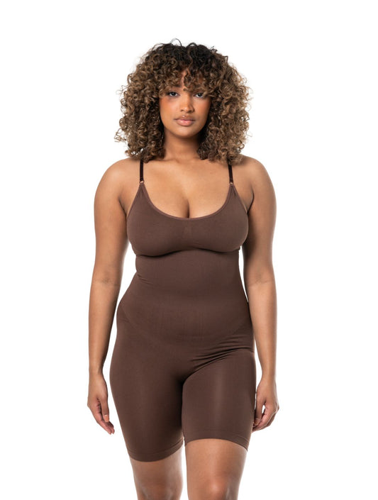 Body modelujące | bezszwowe, regulowane ramiączka