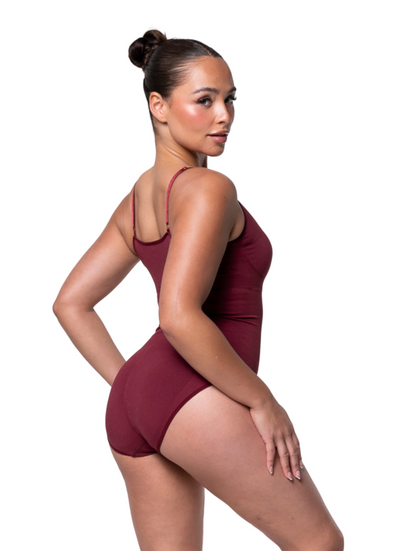 Body modelujące damskie | Power mesh, wbudowany biustonosz, zapięcie na haczyki | Bielizna korygująca