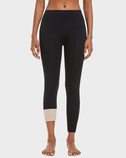 Legginsy modelujące damskie | ocieplane, wysoki stan