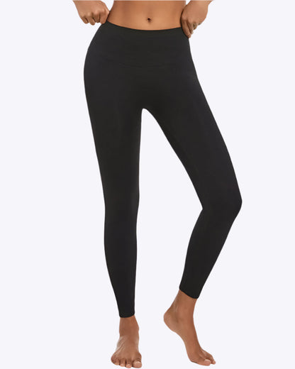 Legginsy modelujące damskie | ocieplane, wysoki stan