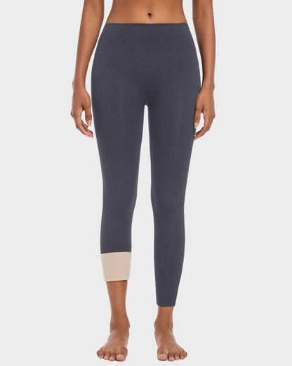 Legginsy modelujące damskie | ocieplane, wysoki stan