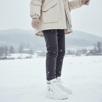 Sneakersy damskie | ocieplane, platforma