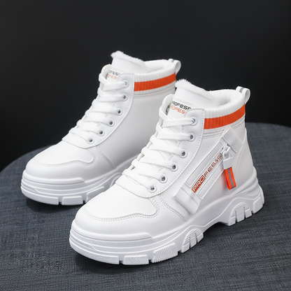 Sneakersy damskie | ocieplane, platforma