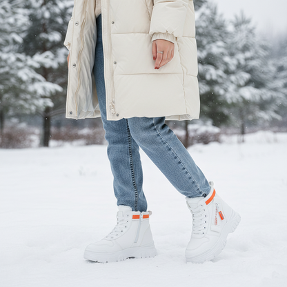 Sneakersy damskie | ocieplane, platforma