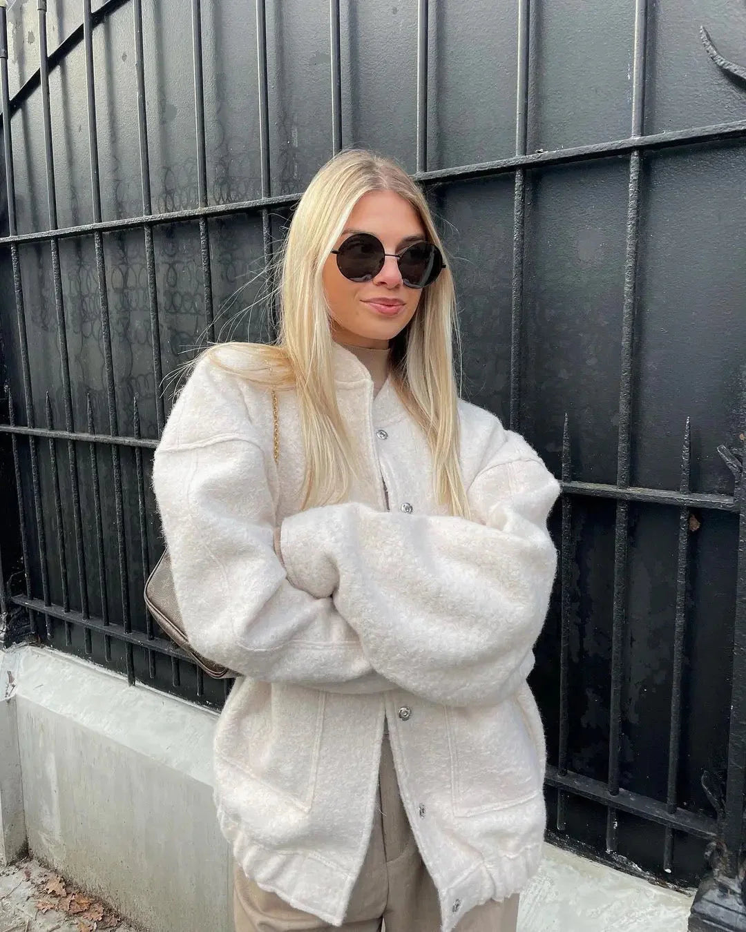 Sweter damski oversize | grube dzierganie
