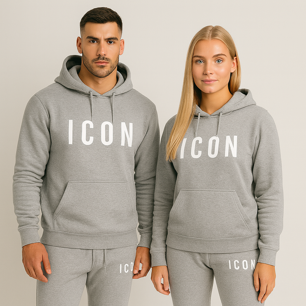 Noa - Komplet dresowy damski | Bluza z kapturem, spodnie jogger, bawełna ze stretchem | Styl casual na co dzień