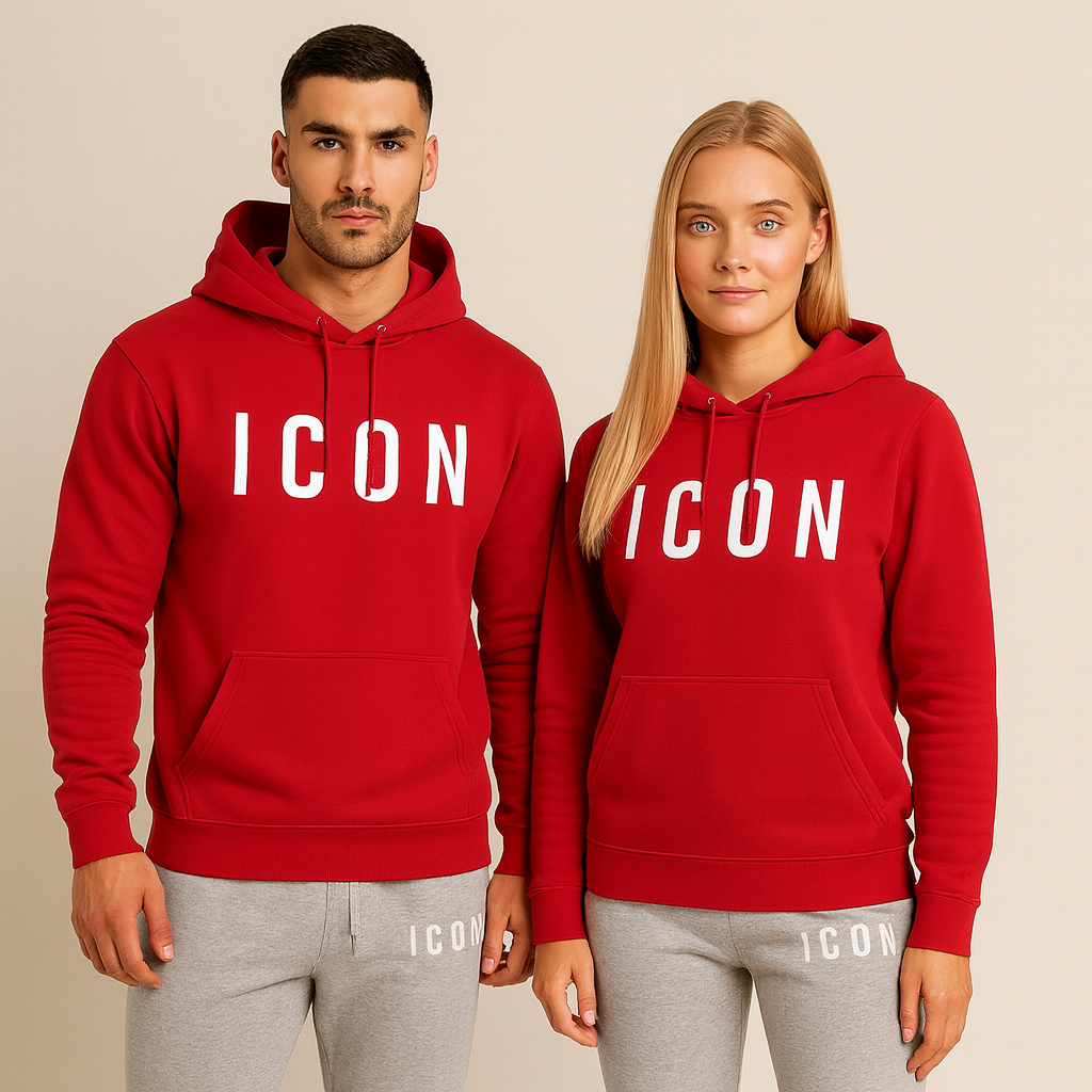 Noa - Komplet dresowy damski | Bluza z kapturem, spodnie jogger, bawełna ze stretchem | Styl casual na co dzień