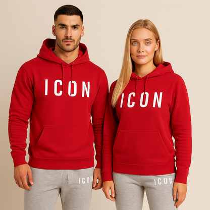 Noa - Komplet dresowy damski | Bluza z kapturem, spodnie jogger, bawełna ze stretchem | Styl casual na co dzień