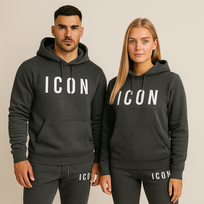 Noa - Komplet dresowy damski | Bluza z kapturem, spodnie jogger, bawełna ze stretchem | Styl casual na co dzień