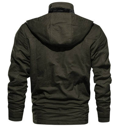 Kurtka męska | zimowa, kaptur i ocieplenie