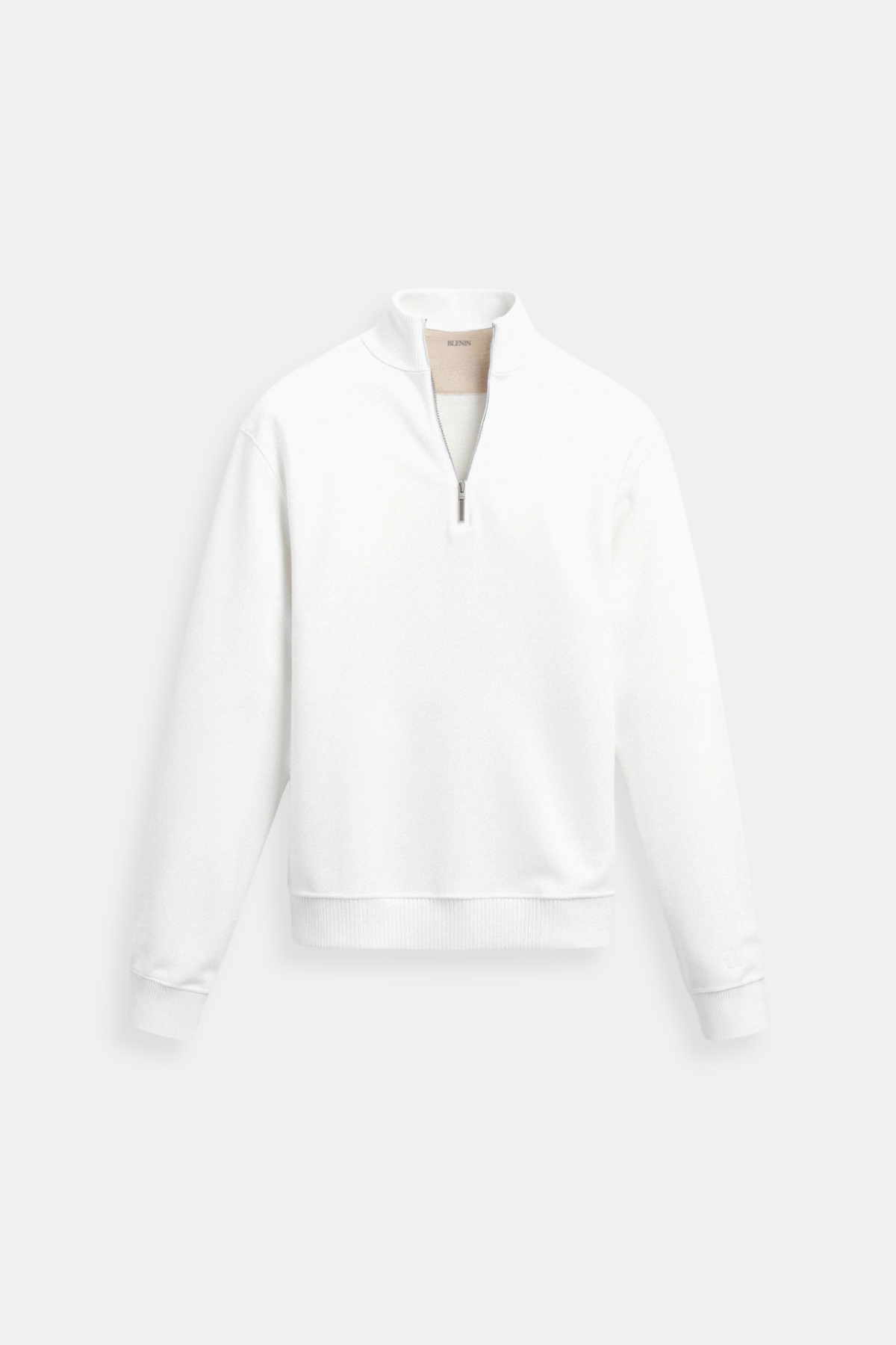 Sweatshirt męski | półzamek, elastyczne mankiety