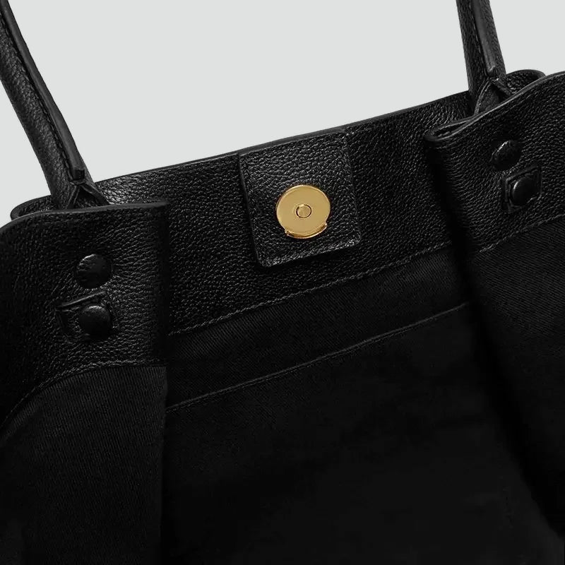Torba shopper damska | oversized, magnetyczne zapięcie