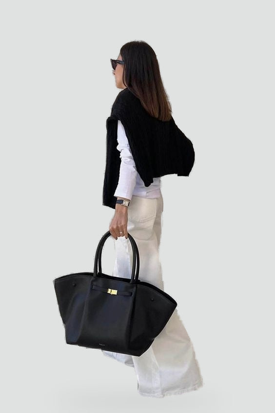 Torba shopper damska | oversized, magnetyczne zapięcie