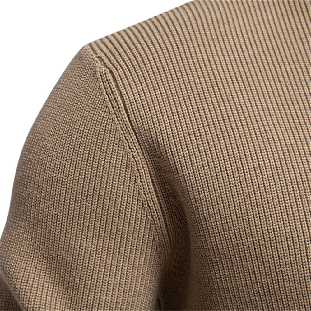 Sweter męski | zapinany na guziki, ściągacz u dołu