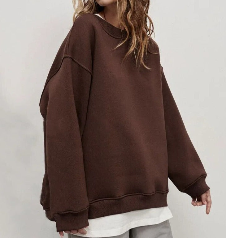 Sweter damski | oversize, miękka dzianina