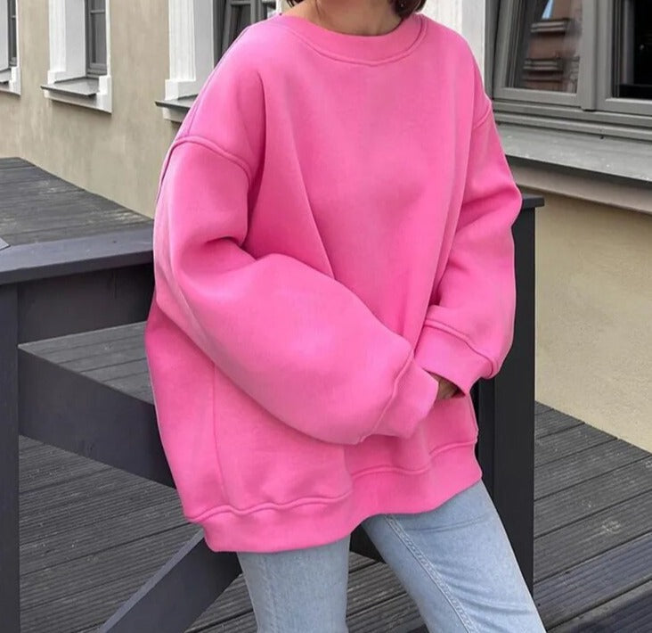 Sweter damski | oversize, miękka dzianina