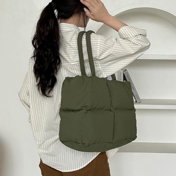 Torba shopper damska | pikowana, lekka