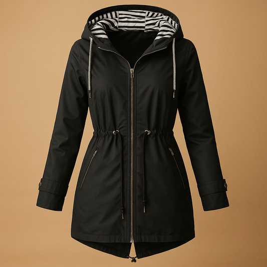 Parka damska | wodoodporna, regulowany pas